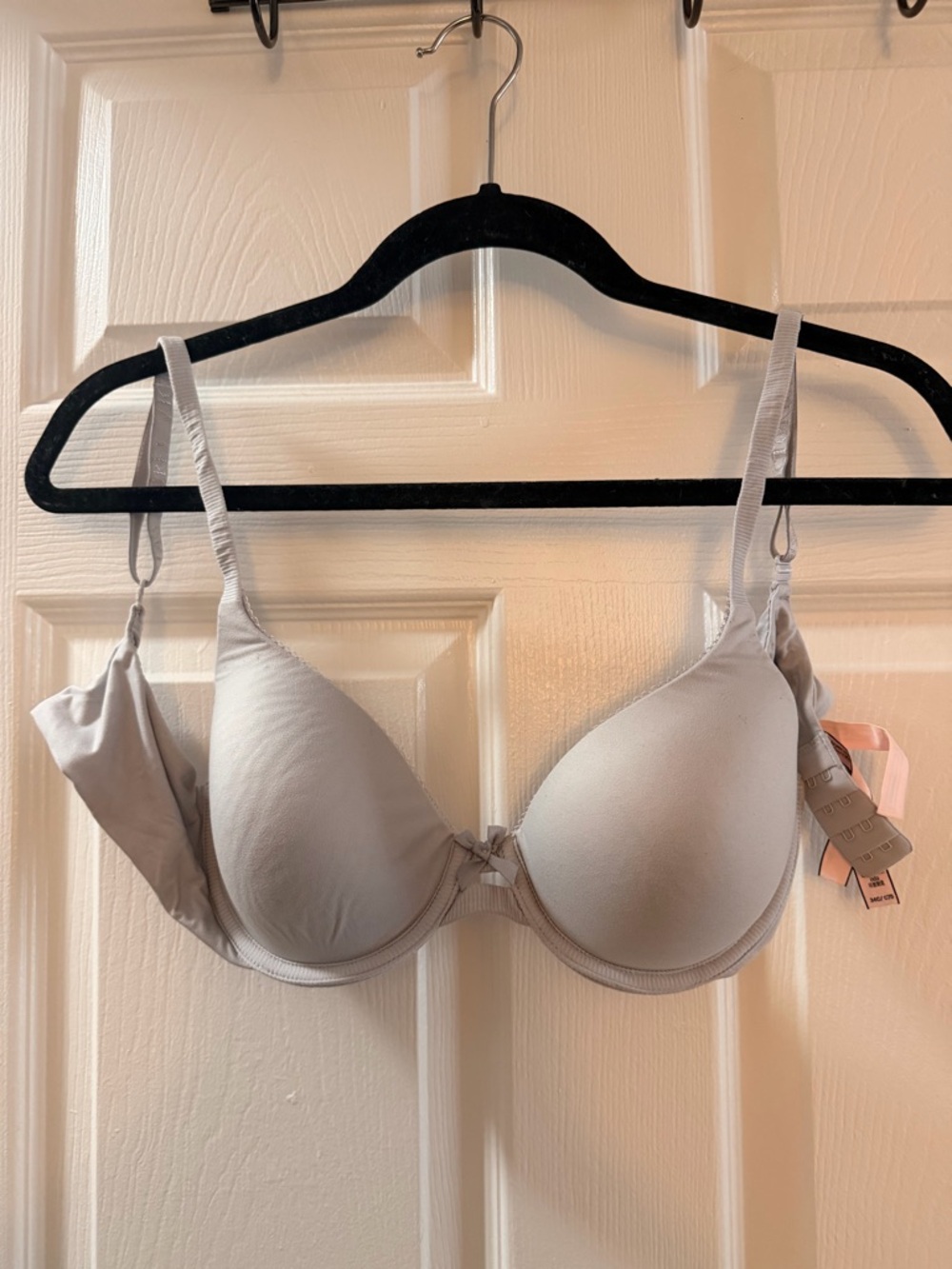 Victoria's Secret Light Gray Padded T-Shirt Bra